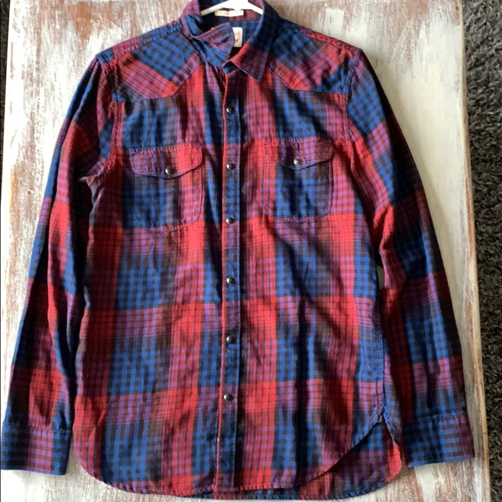 Lucky Brand Long Sleeve Button Down Shirt Size M